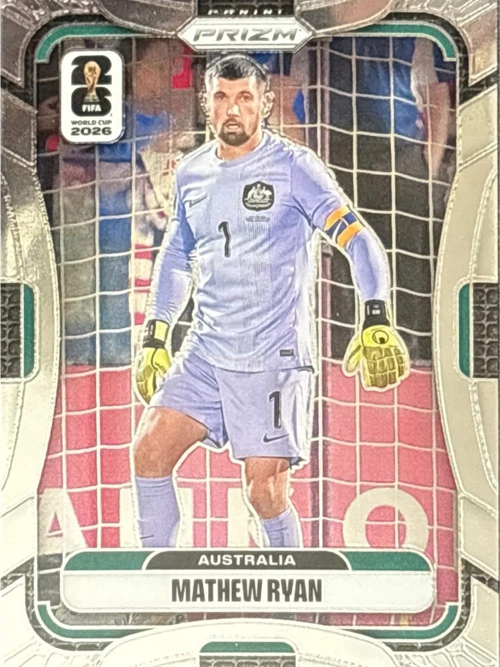 Panini Mathew Ryan Australia Soccer Card